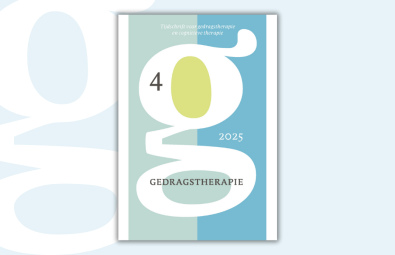 Tijdschrift Gedragstherapie omslag nummer 4